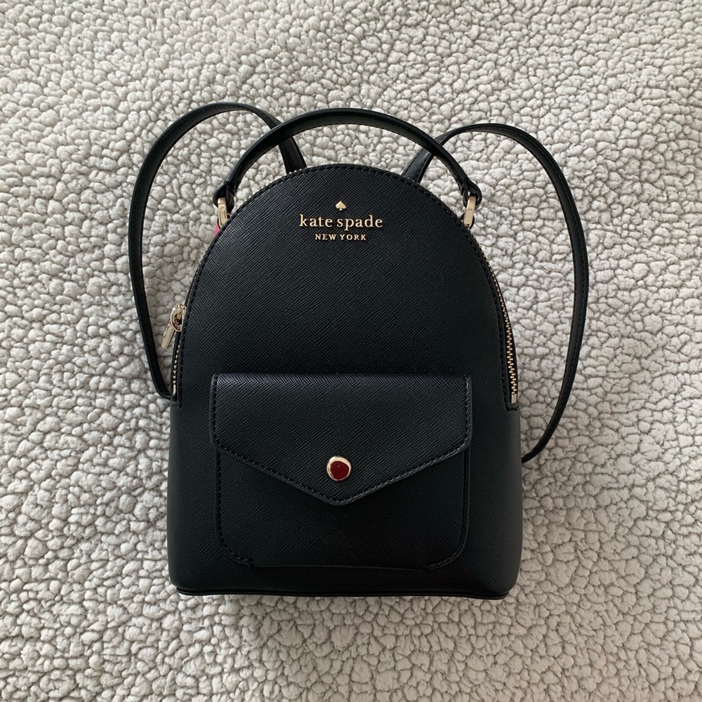 Kate Spade Mini Black Backpack ♠️